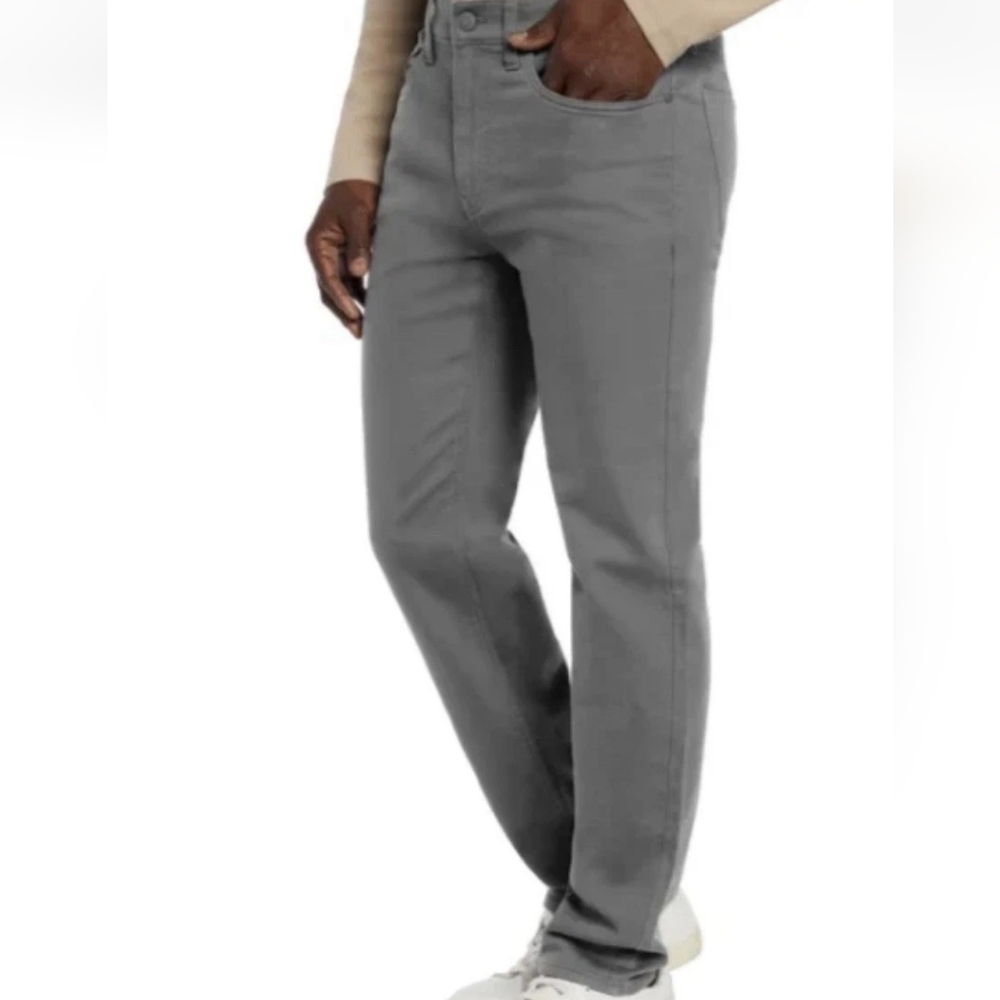 NWT Banana Republic Men's Gray 5 Pocket Pants. Polished Grunge Tech-casual 36×29